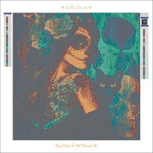 Load image into Gallery viewer, Veil Of Eternal The Night-40x40-Square Full Drill-Poured Glue-Hybrid Render-Diamond Painting Kit