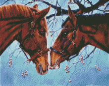 Load image into Gallery viewer, Winter Bond-40x50-Round Drill-Full Drill-Poured Glue-Hybrid Render-Diamond Painting Kit