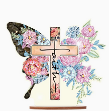 Load image into Gallery viewer, Wooden Plaques- Diamond Art Kits