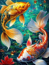 Load image into Gallery viewer, PRE-ORDER- Diamond Painting-Fish Designs