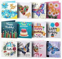 Load image into Gallery viewer, Diamond Art Greeting Card Kits