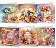 Load image into Gallery viewer, Diamond Art Greeting Card Kits