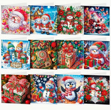 Load image into Gallery viewer, Christmas Cards Diamond Art Kits