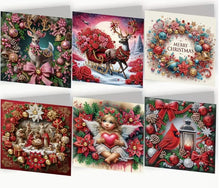 Load image into Gallery viewer, Christmas Cards Diamond Art Kits