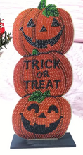 Load image into Gallery viewer, Halloween Pumpkin Stack- Diamond Art Kit