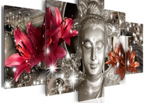 Load image into Gallery viewer, 5 Panel-Poured Glue- Diamond Paintings