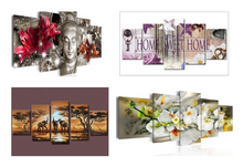 Load image into Gallery viewer, PRE-ORDER-Poured Glue-5 Panel Diamond Paintings