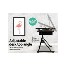 Load image into Gallery viewer, PRE-ORDER-Diamond Painting Desk- MDF Table-( Drawing Tilt Drafting Table Set Desk With Stool)