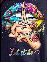 Load image into Gallery viewer, Let It Be Lips-40x50-Poured Glue-Diamond Painting Kit