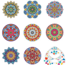 Load image into Gallery viewer, PRE-ORDER-Diamond Painting Coaster Sets (8Pk)