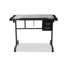 Load image into Gallery viewer, PRE-ORDER-Diamond Painting Desk-Glass Table-( Drawing -Tilt Drafting Desk With Stool)