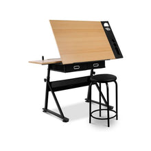 Load image into Gallery viewer, PRE-ORDER-Diamond Painting Desk- MDF Table-( Drawing Tilt Drafting Table Set Desk With Stool)