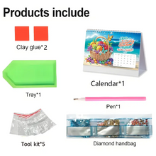 Load image into Gallery viewer, Sparkle Planner 2026 (Calendar) Diamond Painting Kit
