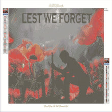 Load image into Gallery viewer, 30x30-Premium-Diamond Painting-Lest We Forget
