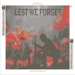 30x30-Premium-Diamond Painting-Lest We Forget