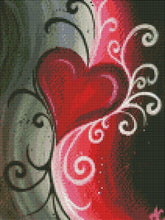 Load image into Gallery viewer, Heart Of Contrast-30x40-Round Full Drill-Poured Glue-Hybrid Render-Diamond Painting Kit
