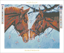 Load image into Gallery viewer, Winter Bond-40x50-Round Drill-Full Drill-Poured Glue-Hybrid Render-Diamond Painting Kit
