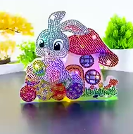LED-3D Acrylic Diamond Painting-Easter Bunny