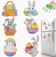 Load image into Gallery viewer, Fridge Magnet Diamond Art Kits-Easter Sets
