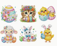Load image into Gallery viewer, Fridge Magnet Diamond Art Kits-Easter Sets
