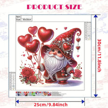 Load image into Gallery viewer, Partial Diamond Painting-Valentine Gnome
