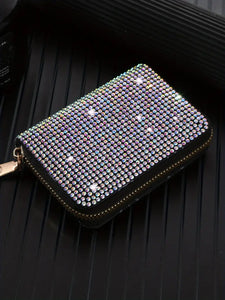 Rhinestone Card Purse