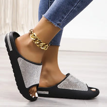 Load image into Gallery viewer, Pre-Order-Women&#39;s Rhinestone Slides
