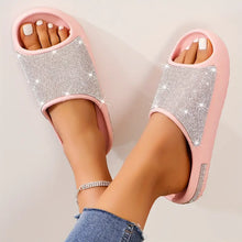 Load image into Gallery viewer, Pre-Order-Women&#39;s Rhinestone Slides
