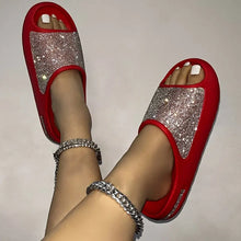 Load image into Gallery viewer, Pre-Order-Women&#39;s Rhinestone Slides
