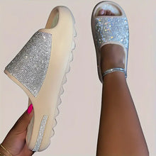 Load image into Gallery viewer, Pre-Order-Women&#39;s Rhinestone Slides
