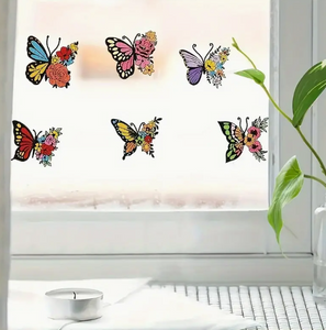 Window Stickers-Butterfly- Diamond Art Kit