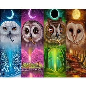 Pre-Order-Premium-Diamond Painting-Owls