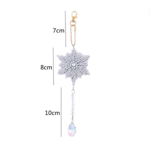 PRE-ORDER-Diamond Painting- Christmas Snowflakes Tree Ornament