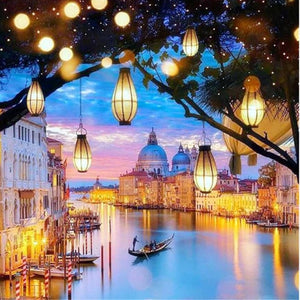 PRE-ORDER-Premium Diamond Painting- Venice City of Canals