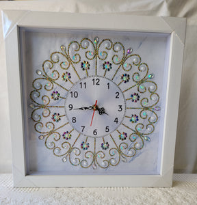 Framed Complete Clock-Ready to hang on Wall