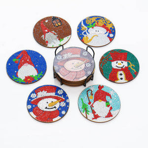 Diamond Painting-Christmas Coaster Kits
