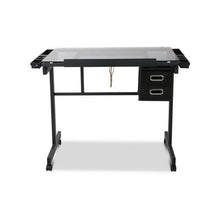 Load image into Gallery viewer, PRE-ORDER-Diamond Painting Desk-Glass Table-( Drawing -Tilt Drafting Desk With Stool)
