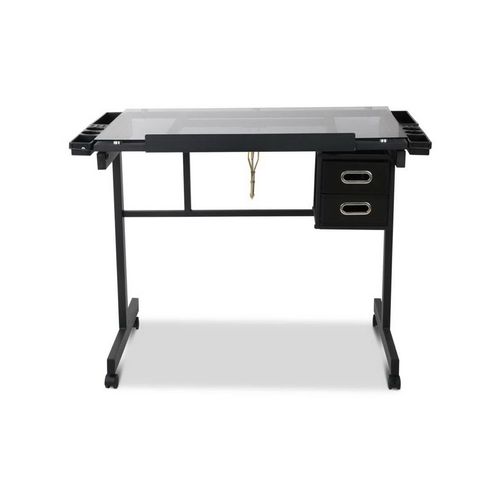 PRE-ORDER-Diamond Painting Desk-Glass Table-( Drawing -Tilt Drafting Desk With Stool)