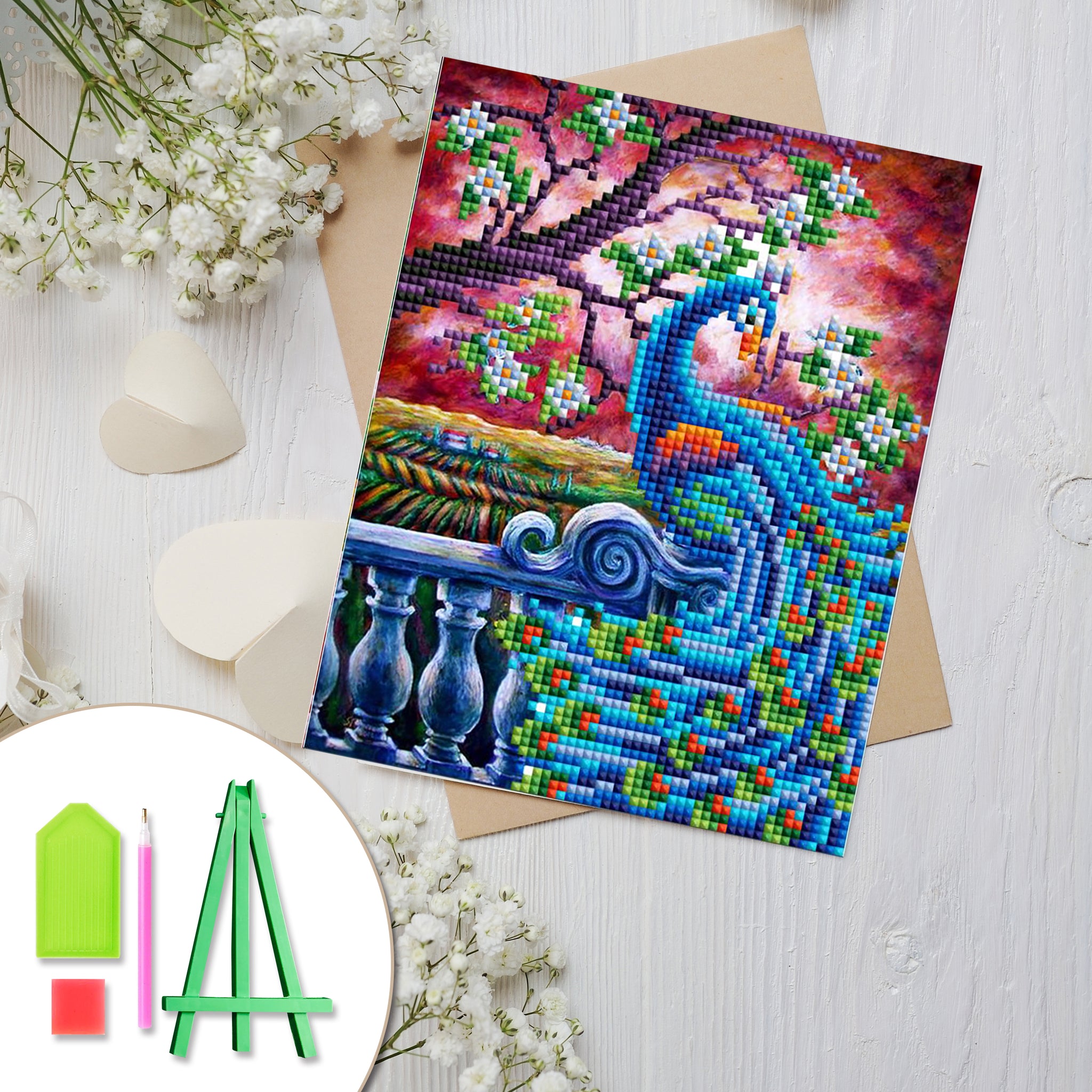 Small diamond Painting with Easel – She-Dazzle Diamond Art