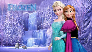 PRE-ORDER-Poured Glue-Ice Queen & Princess-Diamond Paintings
