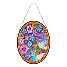 Load image into Gallery viewer, Leather Hanging Diamond Painting-Flowers
