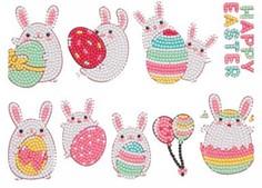 PRE-ORDER-  Easter Stickers Kit (set of 9)