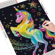Load image into Gallery viewer, Unicorn-Partial-30x40-Diamond Painting
