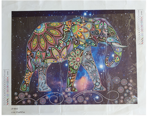 Elephant- 30x40-Partial-Diamond Painting