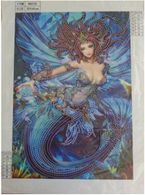 Load image into Gallery viewer, Mermaid- 30x40-Partial-Diamond Painting
